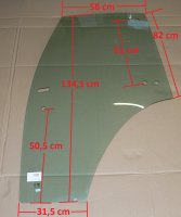 Türscheibe links YTO MF504 / SG254 u. SG354 neues...