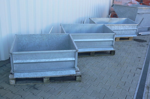 Heckcontainer Kippmulde Lademulde verzinkt 150cm