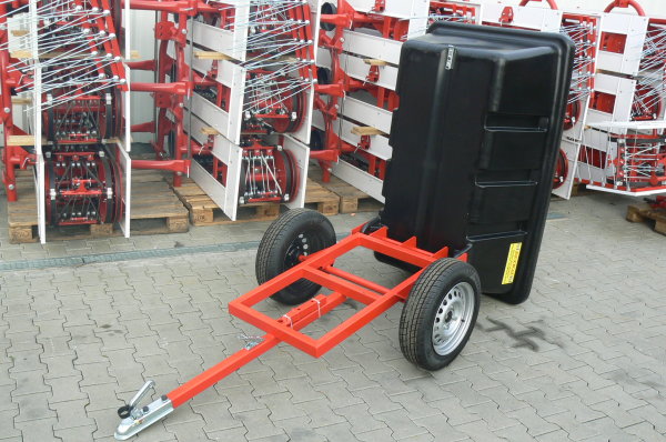 Anhänger kippbar 180KG Kapazität passend für Bullcraft Rasentraktor