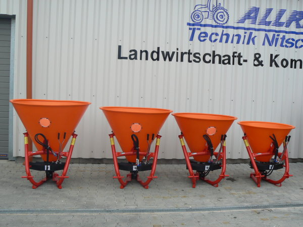 Heckstreuer 300l mit hydraulischen Antrieb