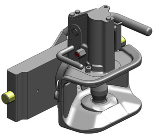 Zugmaul Automatik W330 S32 f. höhenverstellbaren Lagerbock (Ø38mm)