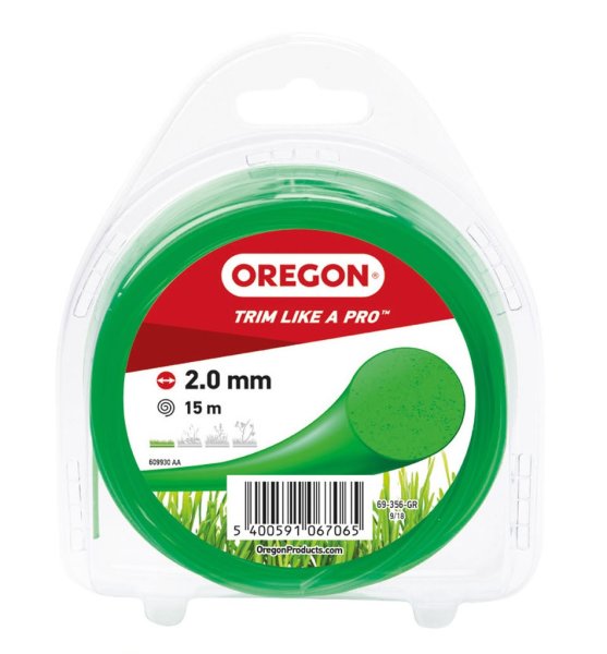 Oregon Trimmerfaden Multicolor 2,0 mm 15 Meter Grün