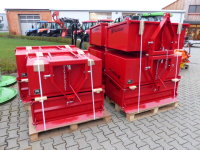 Heckcontainer Kippmulde Lademulde lackiert (rot) 100cm