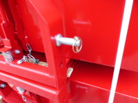Heckcontainer Kippmulde Lademulde lackiert (rot) 100cm