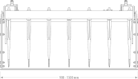 Krokodilschaufel MINI 1,20m Volumen 0,43m³