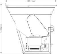 Einstreugerät MINI 1,20m