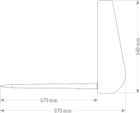 Dunggabel STANDARD 1,60m