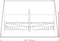 Schaufel Rübenschnitzel 2,10m Volumen 1,79m³