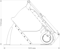 Futterdosierschaufel 1,60m Volumen 1,14m³