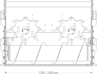 Futterdosierschaufel 2,20m Volumen 1,56m³