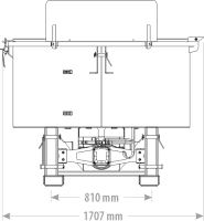 Betonmischer kombiniert hydraulischer Antrieb und...