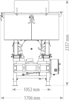 Betonmischer Antrieb elektrisch 800