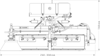 Kehrmaschine Arbeitsbreite 1,80m