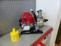 Frischwasserpumpe mit Honda WX10T