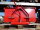 Heckcontainer Kippmulde Lademulde lackiert (rot) 150cm