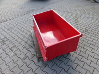 Heckcontainer Kippmulde Lademulde lackiert (rot) 100cm