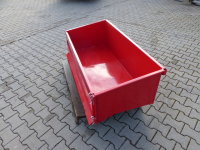 Heckcontainer Kippmulde Lademulde lackiert (rot) 125cm