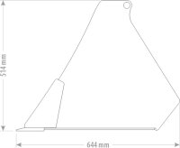 Schaufel NANO 1,20m Volumen 0,20m³