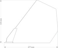 Schaufel MIKRO 1,10m Volumen 0,20m³