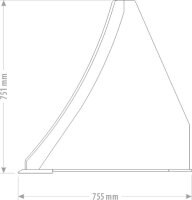 Baugutschaufel Standard 1,20m Volumen 0,26m³