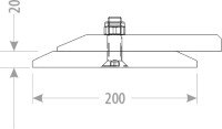 Schwergutschaufel Bodenschaufel 1,60m Volumen 1,31m³